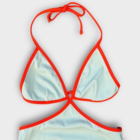 NWT Zulu & Zephyr Seaglass Rib Contrast One-Piece Size US/8 - Picture 5 of 9